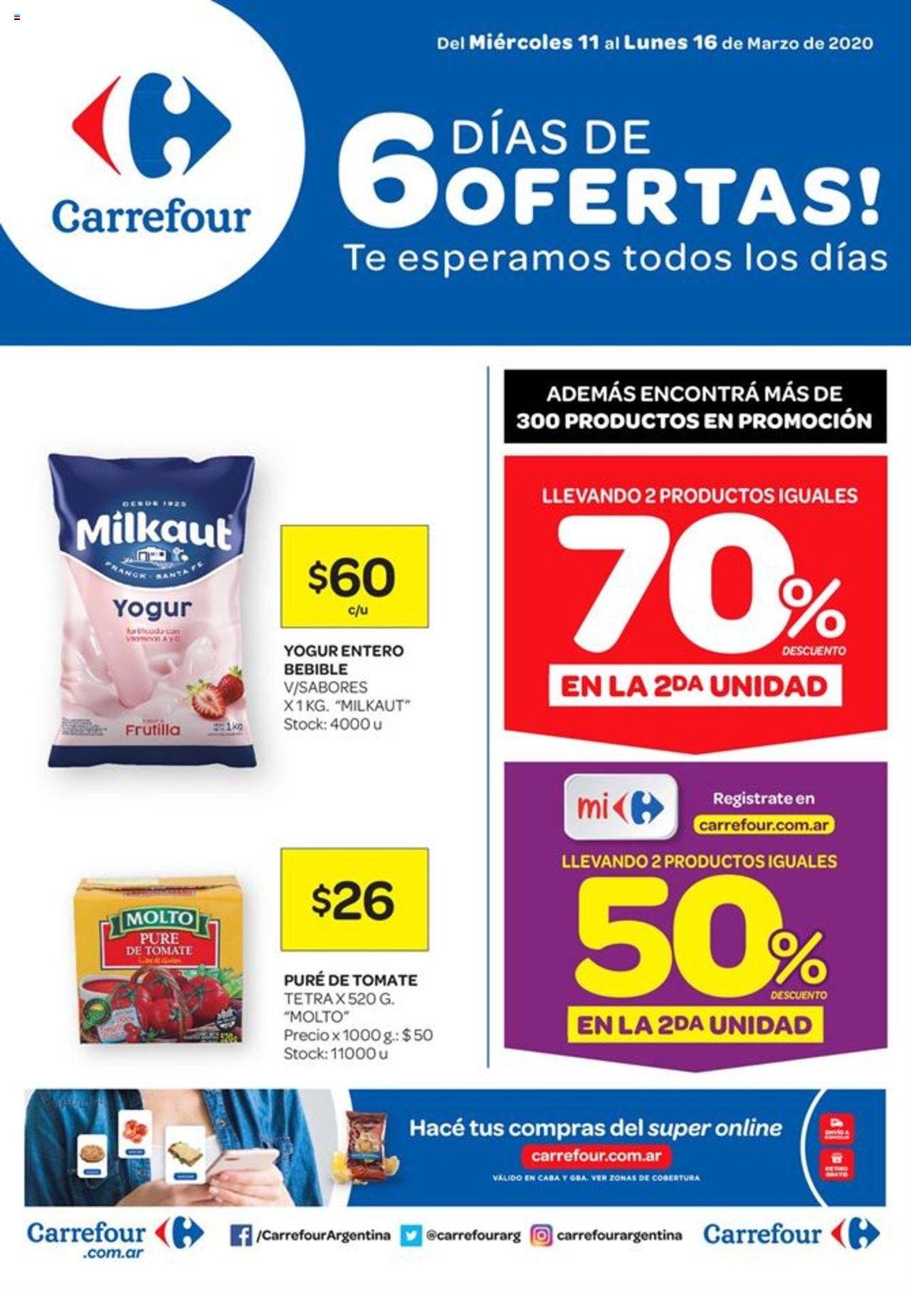 Carrefour - Catálogo válido desde el 11/03/2020 número de página 1 | Página: 1