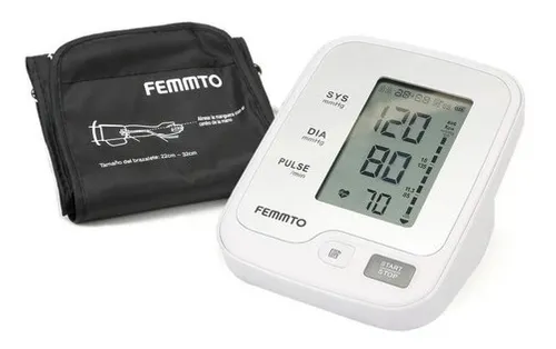 Tensiometro Digital Brazo Medidor Presion Arterial Enfermeria Automatico  Femmto