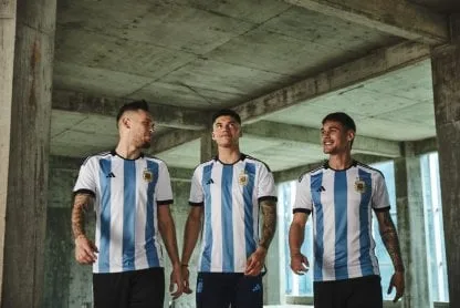 Nueva camiseta de la selección argentina